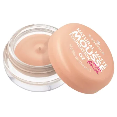 Essence Natural Matte Mousse Vegan Foundation No 02 Matte Beige 16gr