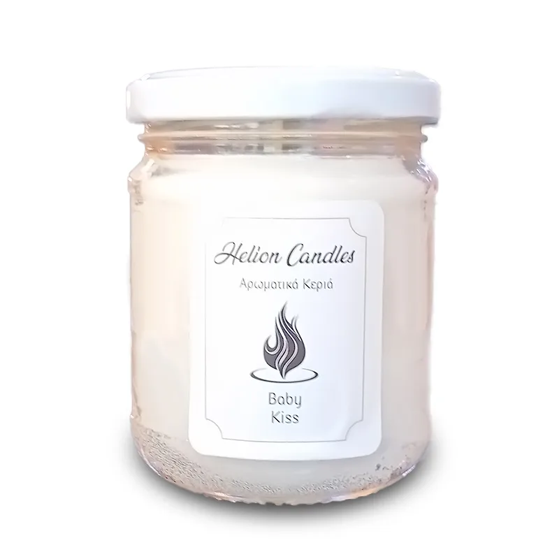 Helion Candles Χειροποίητο Αρωματικό Κερί Baby Kiss με Άρωμα Πούδρα 212ml