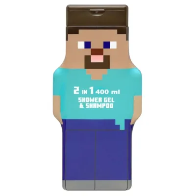 Air Val Internationa Minecraft 2in1 Shower Gel & Shampoo 400ml