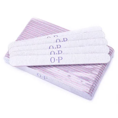 WD Χάρτινη Λίμα Νυχιών 2 Επιφανειών 17,5cm - 120/180 Γκρι 50τεμ