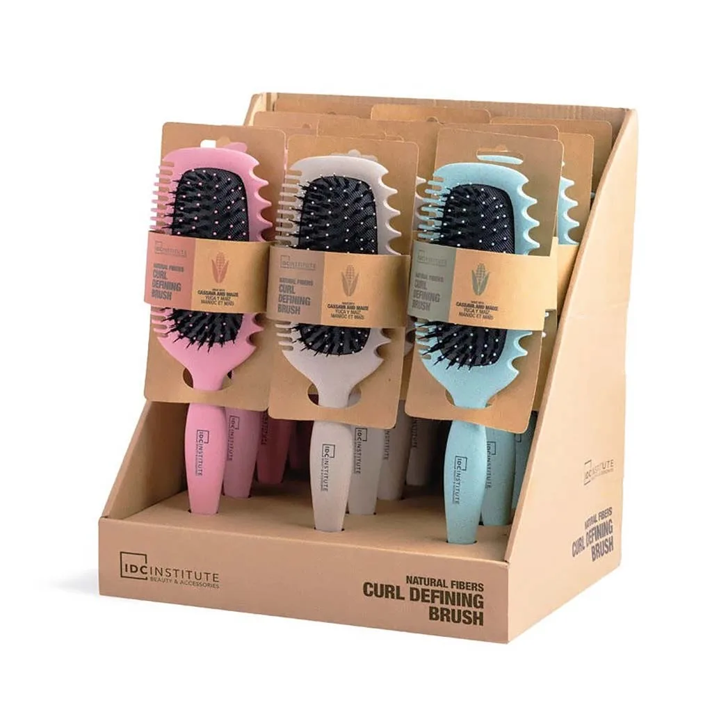 IDC Institute Natural Fibers Curl Defining Brush - 1 Βούρτσα & 2 Χτένες σε μία για Σχηματισμό Μπούκλας IDC Institute Natural Fibers Curl Defining Brush - 1 Βούρτσα & 2 Χτένες σε μία για Σχηματισμό Μπούκλας
