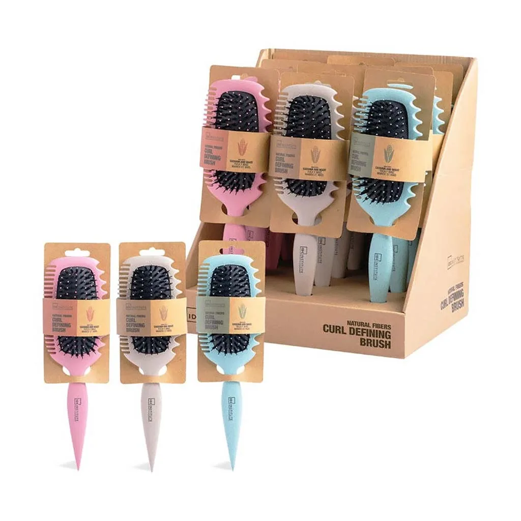 IDC Institute Natural Fibers Curl Defining Brush - 1 Βούρτσα & 2 Χτένες σε μία για Σχηματισμό Μπούκλας IDC Institute Natural Fibers Curl Defining Brush - 1 Βούρτσα & 2 Χτένες σε μία για Σχηματισμό Μπούκλας
