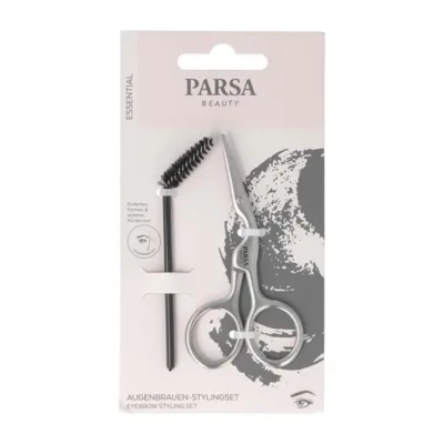 Parsa Eyebrow Styling Set - Σετ Ψαλιδάκι & Βουρτσάκι για τα Φρύδια
