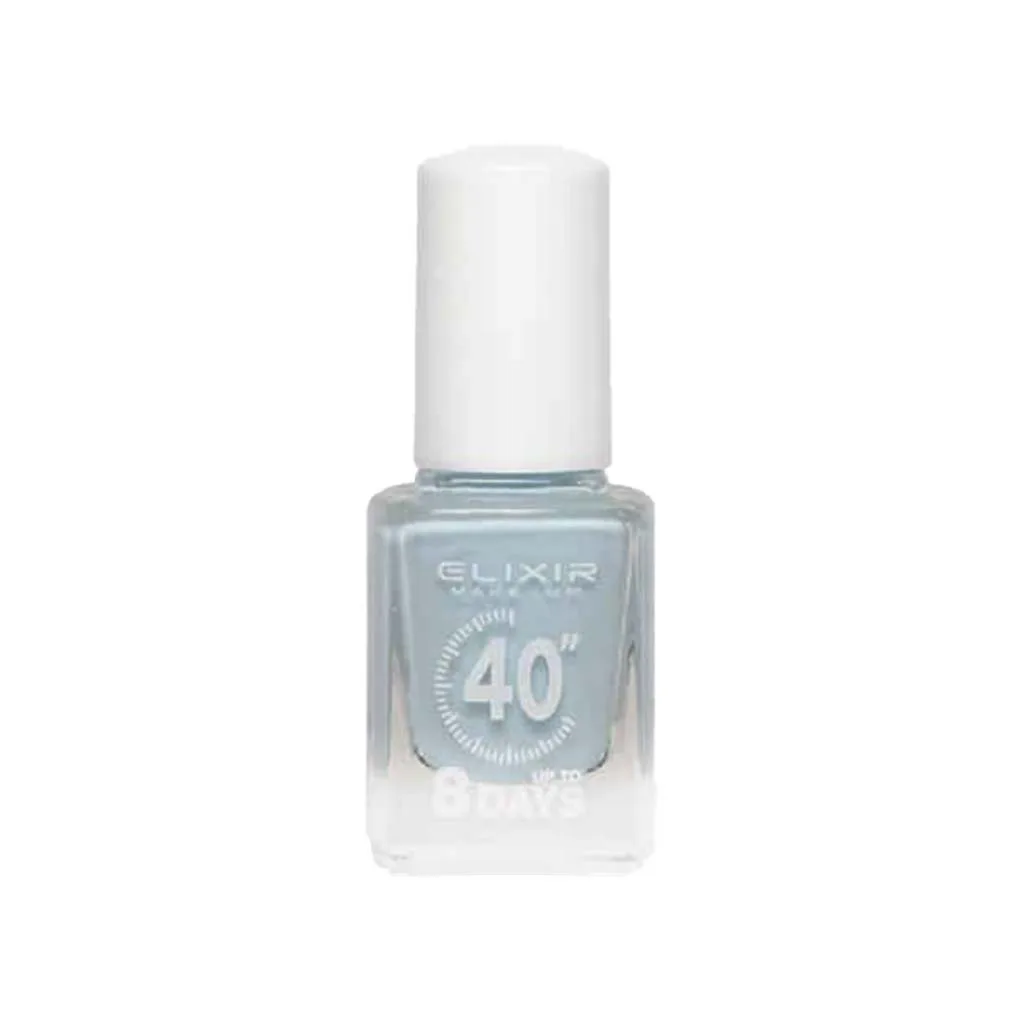 Elixir Fast Dry 40sec Nail Polish Βερνίκι Νυχιών Διάρκειας 8 ημερών 159 Alice Blue Γαλάζιο Πολύ Ανοιχτό 13ml