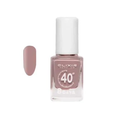 Elixir Fast Dry 40sec Nail Polish Βερνίκι Νυχιών Διάρκειας 8 ημερών Νο 240 Periwinkle Ανοιχτό Μπεζ Σοκολατί 13ml