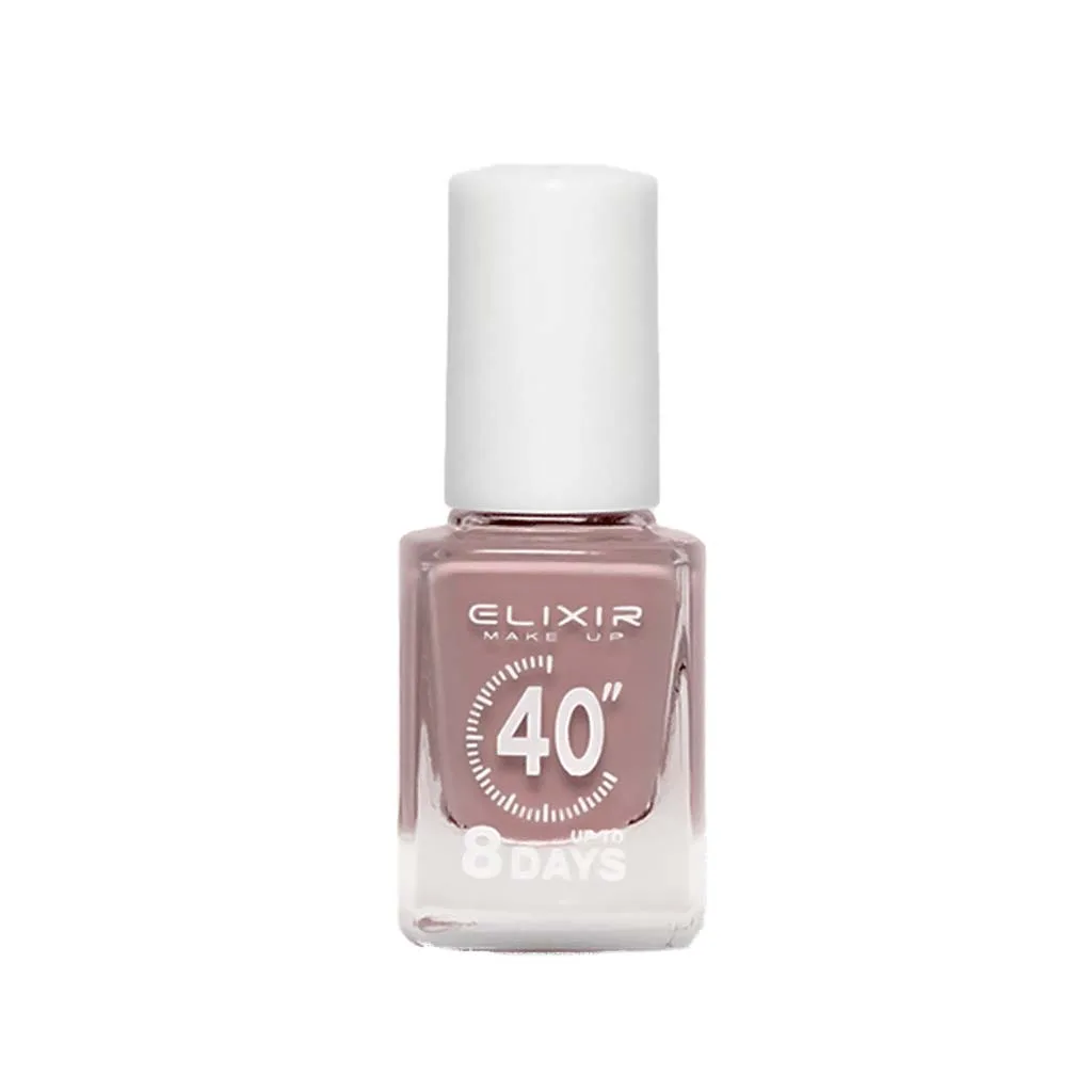 Elixir Fast Dry 40sec Nail Polish Βερνίκι Νυχιών Διάρκειας 8 ημερών Νο 240 Periwinkle Ανοιχτό Μπεζ Σοκολατί 13ml
