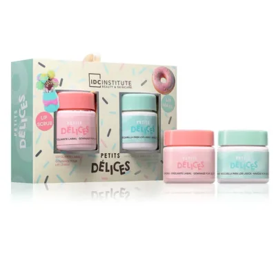 IDC Institute Petits Delices Lip Care Set Σετ Περιποίησης Χειλιών 12,5 x 9,5 x 3,5cm 2pcs