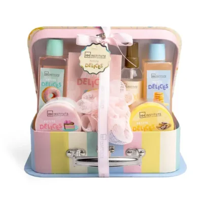 IDC Petits Delices Case Set , Σετ Δώρου Μπάνιου σε Βαλιτσάκι W25,5 x H22 x D17,5cm 8pcs