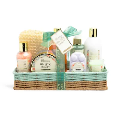 IDC Institute Holistic Beauty Lotus & White Tea Bath & Perfume Set 29 x 18 x 13cm 9pcs