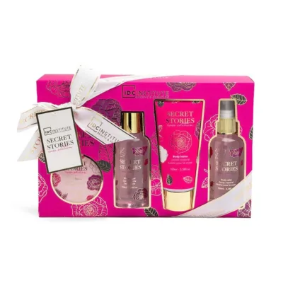 IDC Secret Stories Rose Edition Bath & Perfume Set Σετ Δώρου W24,5 x H16 x D4,7cm 4pcs