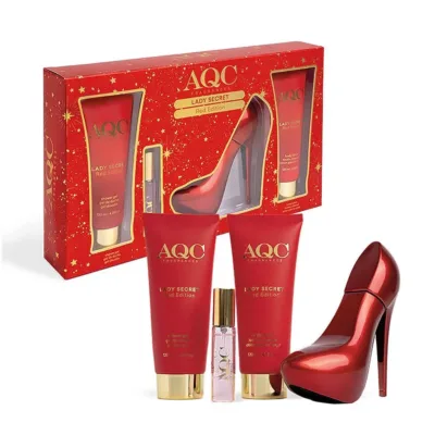 AQC Fragraces Lady Secret Red Edition Perfume Set 4pcs 35 x 21 x 6cm