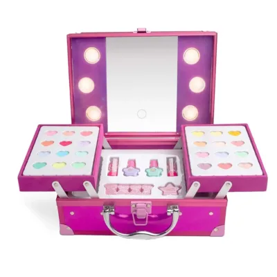 Martinelia Super Girl 2 Level Led Beauty Case - Φωτειζόμενο Παιδικό Βαλιτσάκι Μακιγιάζ 25 x 18 x 10,5cm