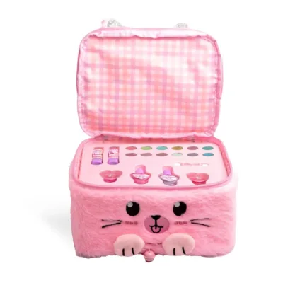 Martinelia Lulu & Duki Beauty Bag Γούνινο Νεσεσέρ Μακιγιάζ 21 x 16 x 12cm