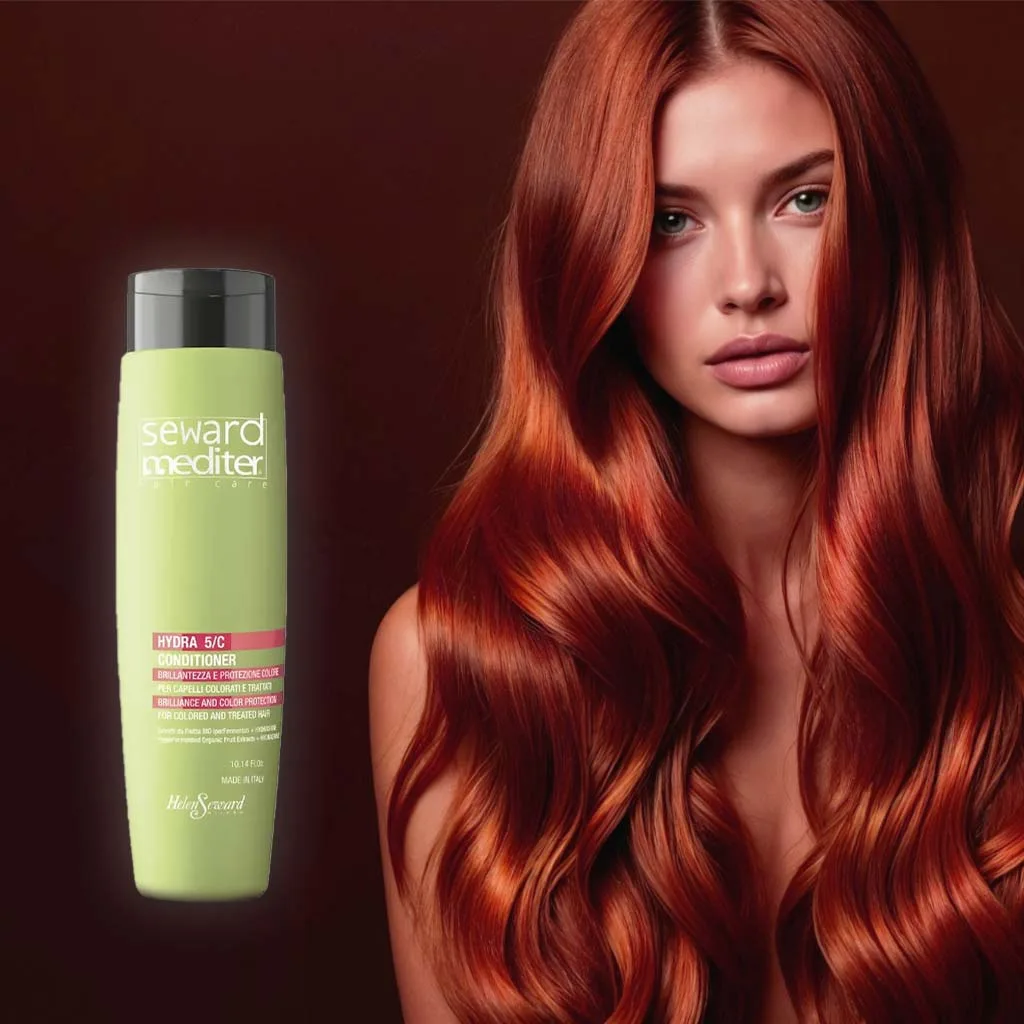 Helen Seward Mediter Hydra 5/C Conditioner Μαλακτική Κρέμα για Λάμψη & Κλείδωμα του Χρώματος 300ml