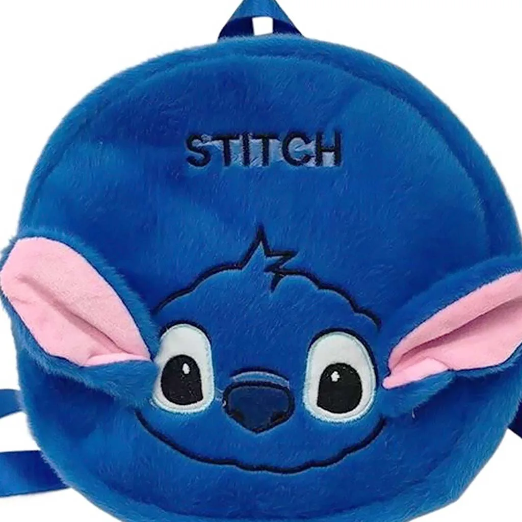 VIP Baby Dolls Stitch Backpack - Λούτρινη Τσάντα Πλάτης 26 x 26 x 6 cm Γαλάζια