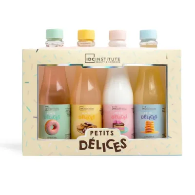 IDC Petits Delices 4 Bottle Set , Σετ Δώρου Μπάνιου W26x H19 x D5cm 4pcs