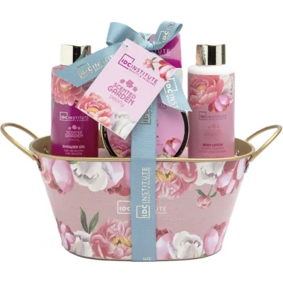 42244 IDC Scented Garden Peony Bath Set 5pcs 23 x 20 x 12cm