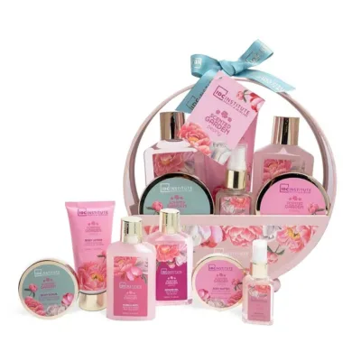 42249 IDC Scented Garden Peony Bath Set 7pcs 19,5 x 20 x 7cm
