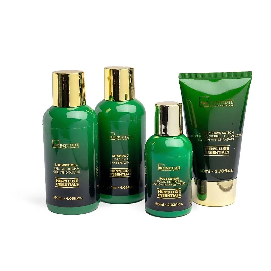 IDC Men's Luxe Essentials Black Pepper Wash Bag - Σετ Περιποίησης 21 x 15 x 5,5cm 5pcs