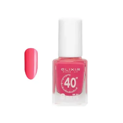 Elixir Fast Dry 40sec Nail Polish Βερνίκι Νυχιών Διάρκειας 8 ημερών 445 Orange Pink Ροζ Κοραλί 13ml
