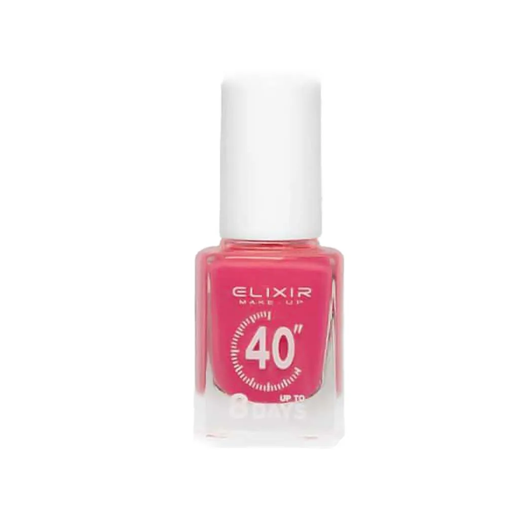 Elixir Fast Dry 40sec Nail Polish Βερνίκι Νυχιών Διάρκειας 8 ημερών 445 Orange Pink Ροζ Κοραλί 13ml