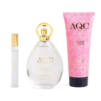 AQC Fragraces Radiant Bloom Perfume Set 20,7 x 21 x 6cm 3pcs