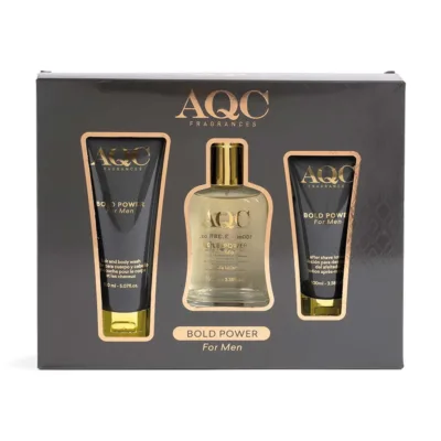 99113 AQC Fragraces Bold Power Perfume Set 20,7 x 21 x 6cm 3pcs