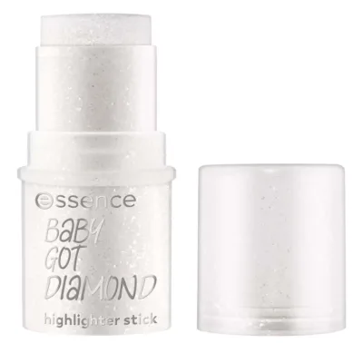 Essence Baby Got Diamond Stick Highlighter Ασημί - Λευκό Γκλίτερ 5,4gr