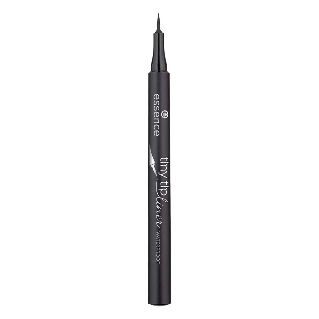 Essence Cosmetics Tiny Tip Liner Waterproof Αδιάβροχο Eyeliner Ακριβείας Deep Black Μαύρο 11ml
