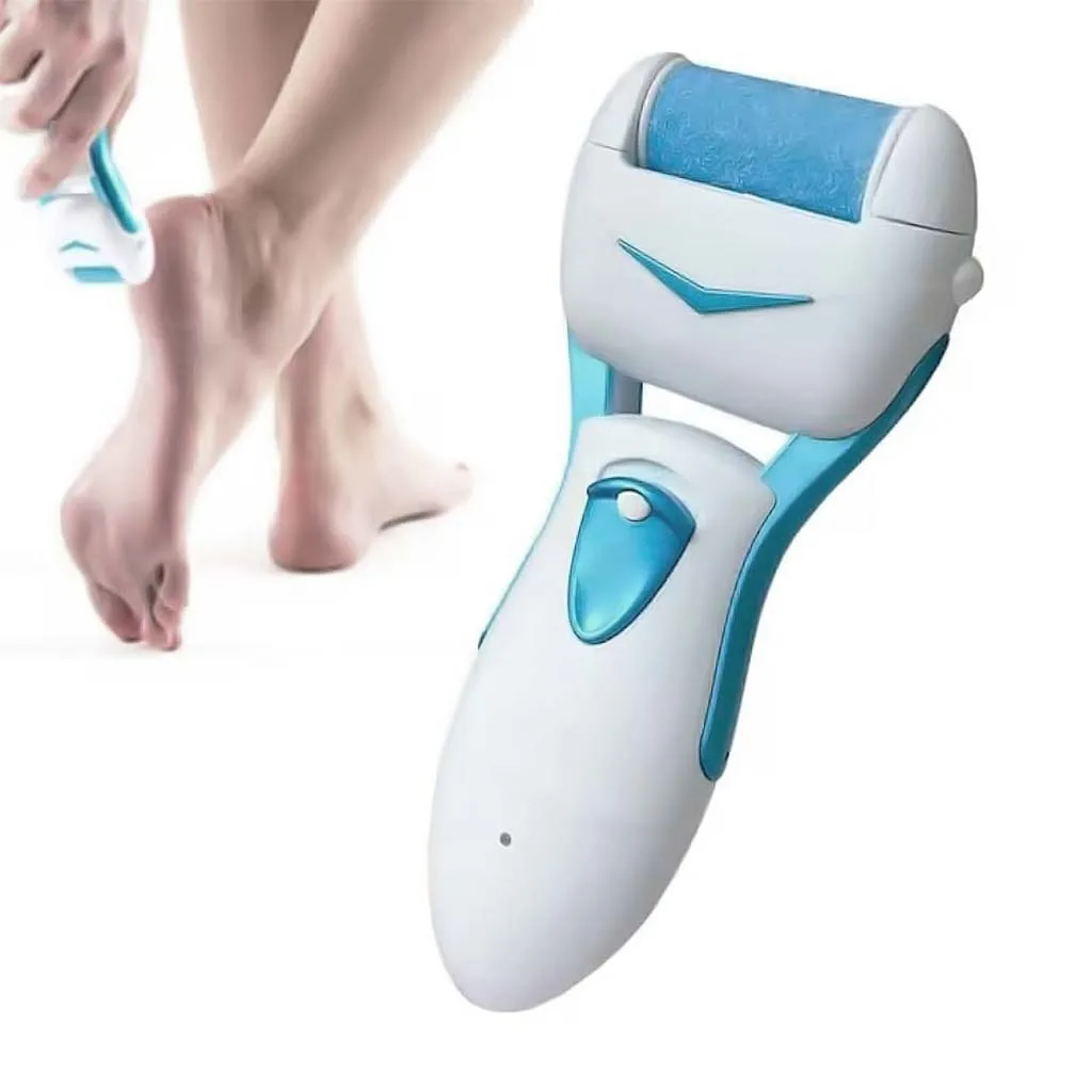Personal Pedi Foot Care System Αδιάβροχη Ηλεκτρική Ράσπα Ποδιών Λευκό Γαλάζιο
