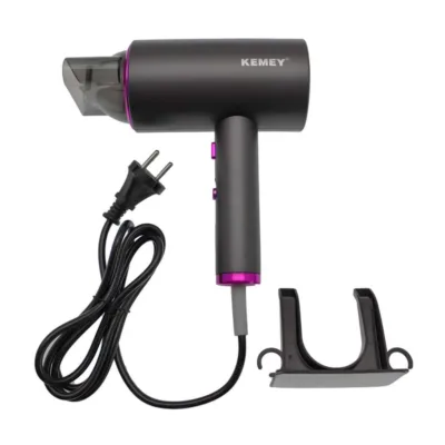 Kemey KM-8221 Hairdryer Negative Ions Επαγγελματικό Πιστολάκι Μαλλιών 1800W