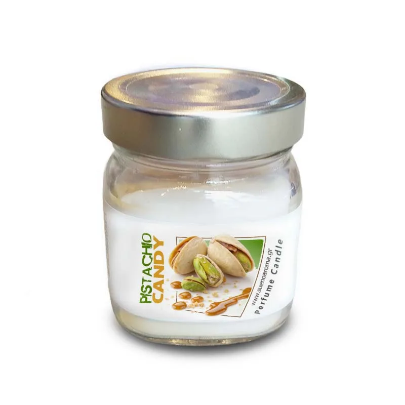 Sueno Aroma Φυτικό Αρωματικό Κερί Pistachio Candy με Φυστίκι Αιγίνης & Καραμέλα 212ml
