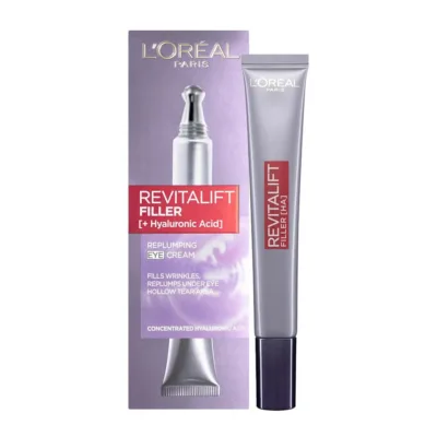 L'Oreal Revitalift Filler Eyes Anti - Age Cream Αντιγηραντική Κρέμα Ματιών 15ml