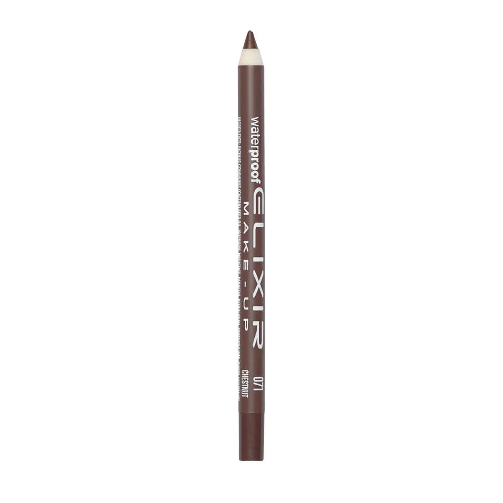 Elixir Waterproof Lip Pencil Μολύβι Χειλιών Αδιάβροχο 1,4gr 071 Chestnut Σκούρο Καφέ