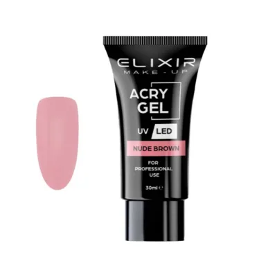 Elixir Acry Gel - 703 Nude Brown 30ml