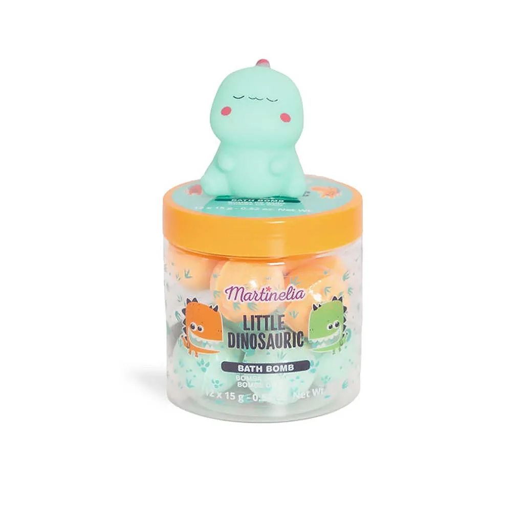 Martinelia Little Dinosauric Bath Fizzers - Μπάλες Μπάνιου 12 x 15gr