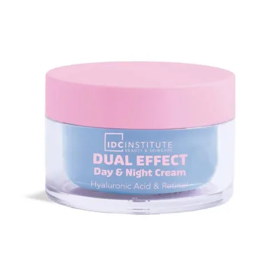 IDC Institute Dual Effect Day & Night Cream Κρέμες Προσώπου με Υαλουρονικό Οξύ & Ρετινόλη 50+50ml