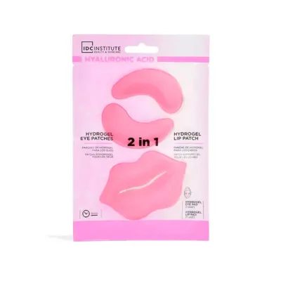 IDC Hyaluronic Acid Hydrogel Lips & Eyes Patch Set Επιθέματα Χειλιών & Ματιών με Υδατικό τζελ 3pcs