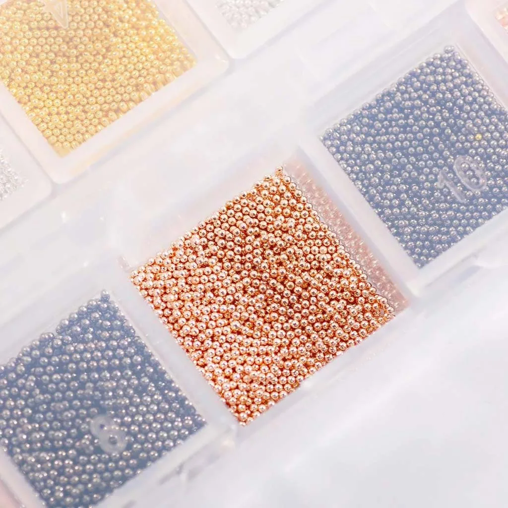 Global Nail Micro Caviar Διακοσμητικές Πέρλες Νυχιών Χαβιάρι 4 Colors