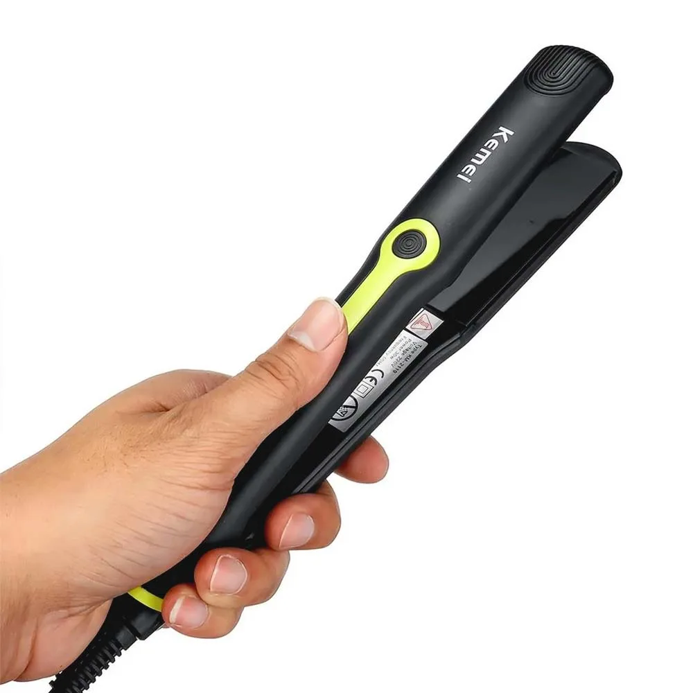 Kemei ΚΜ-2119 Πρέσα Μαλλιών για Ίσιωμα με Κεραμικές Πλάκες 30W