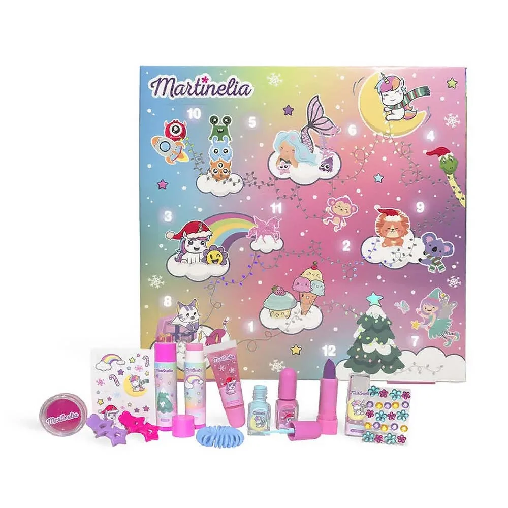 Martinelia Advent Calendar Παιδικό Ημερολόγιο με Καλλυντικά και Αξεσουάρ 12 Ημερών 27 x 27cm