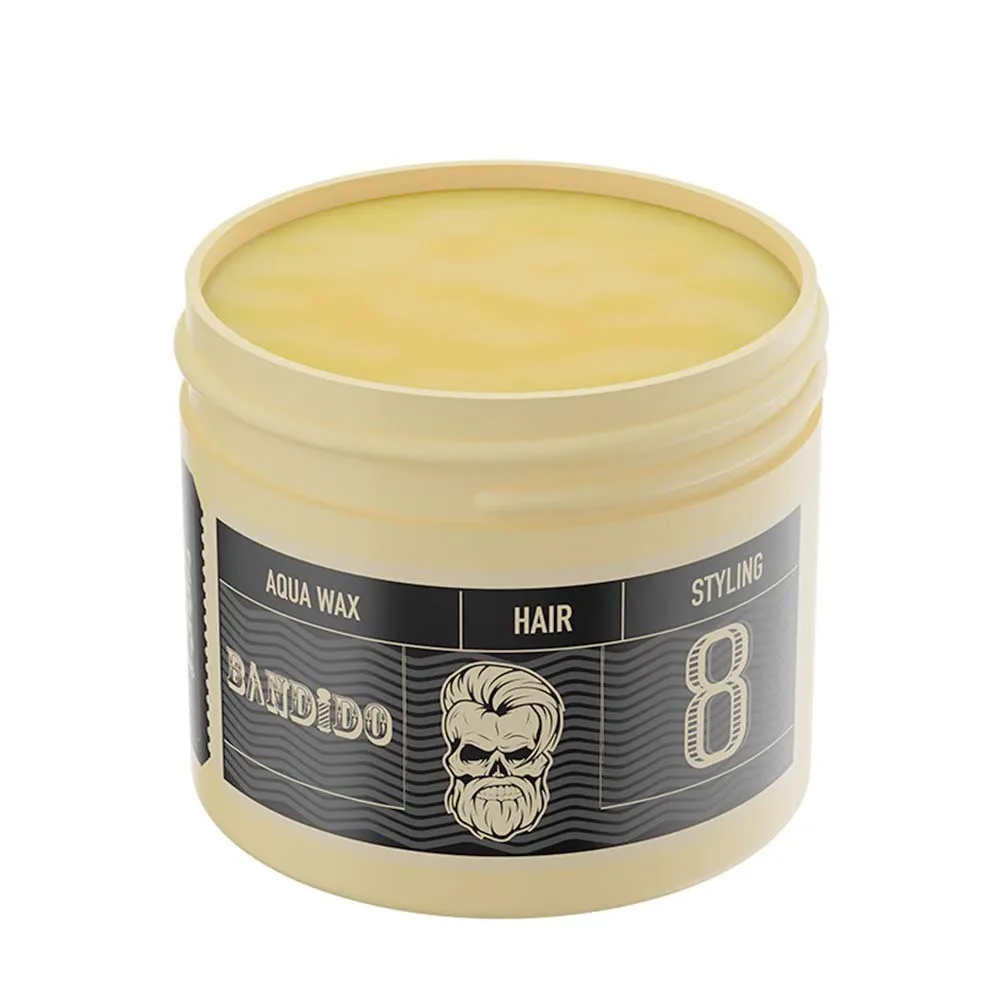 Bandido Black Aqua Wax Extreme Strong 8 Κερί Styling Πολύ Δυνατό Κράτημα 125ml