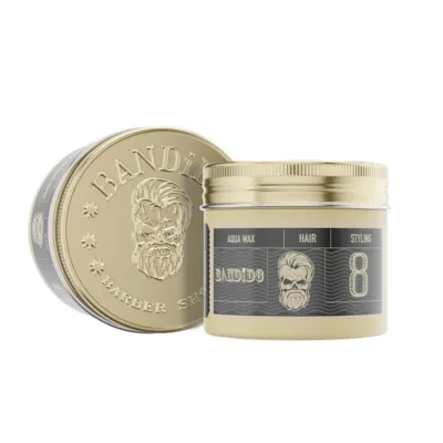 Bandido Black Aqua Wax Extreme Strong 8 Κερί Styling Πολύ Δυνατό Κράτημα 125ml