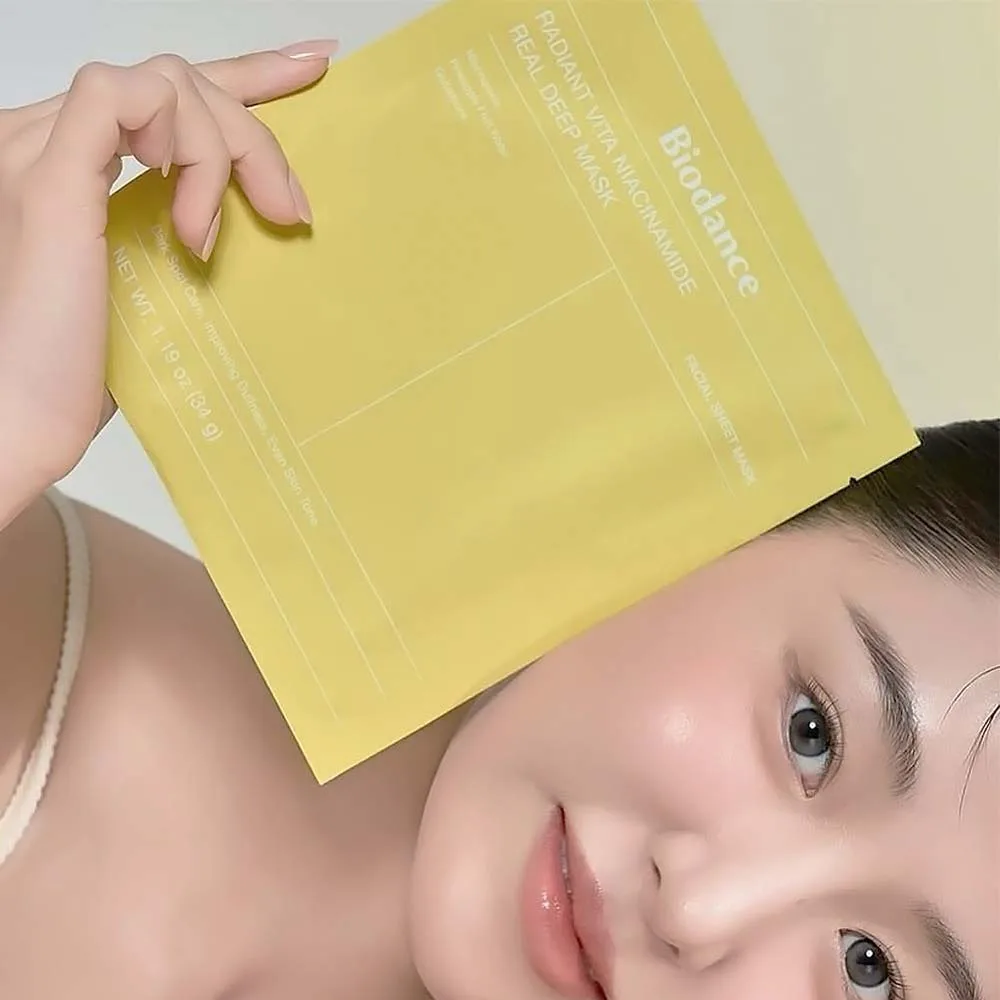 Biodance Radiant Vita Niacinamide Real Deep Mask Μάσκα Λάμψης Hydrogel με Νιασιναμίδη που γίνεται Διάφανη 34gr