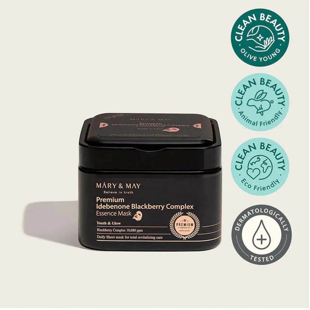 Mary-&-May-Premium-Idebenon-Blackberry-Complex-Essence-Mask-04 Mary & May Premium Idebenon Blackberry Complex Essence Mask 20τμχ