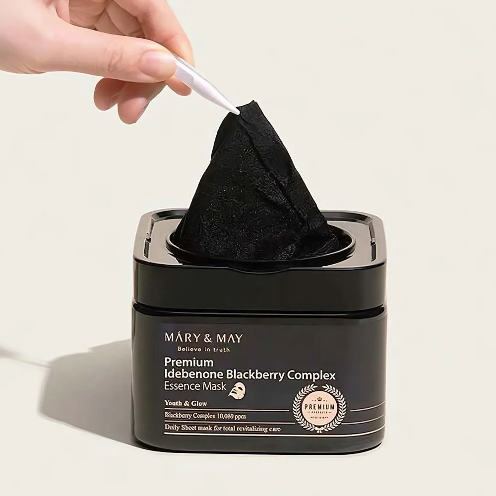 Mary-&-May-Premium-Idebenon-Blackberry-Complex-Essence-Mask6 Mary & May Premium Idebenon Blackberry Complex Essence Mask 20τμχ