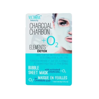 Victoria Beauty Charcoal Charbon Bubble Sheet Mask  20gr