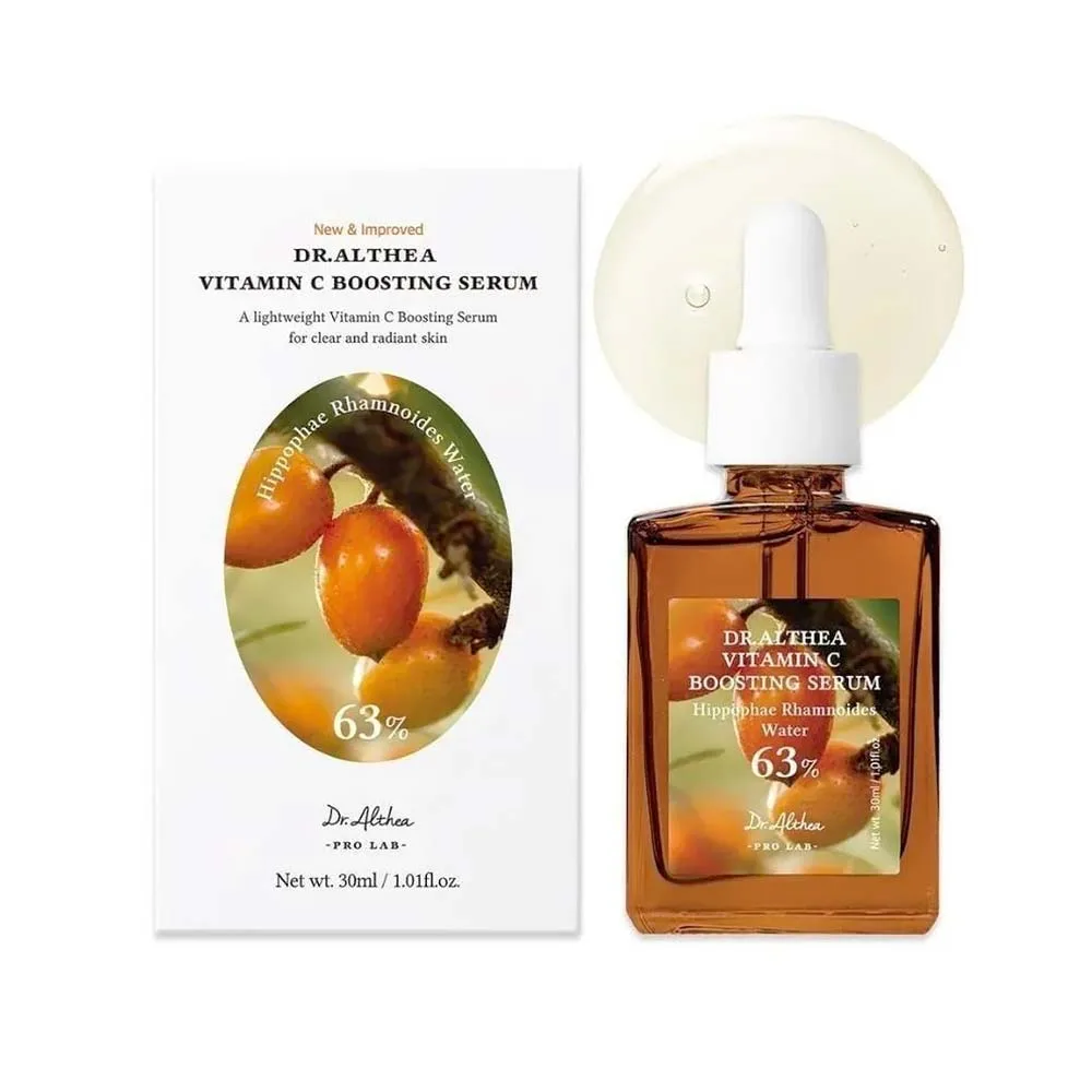 Dr. Althea Vitamin C Boosting Serum Ορός Πορσώπου με Βιταμίνη C & Εκχύλισμα Καρπού Ιπποφαούς Vegan 30ml