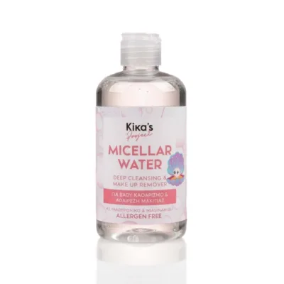 Kika's Project Micellar Water με Υαλουρονικό & Νιασιναμίδη για Βαθύ Καθαρισμό & Αφαίρεση Μακιγιάζ 250ml