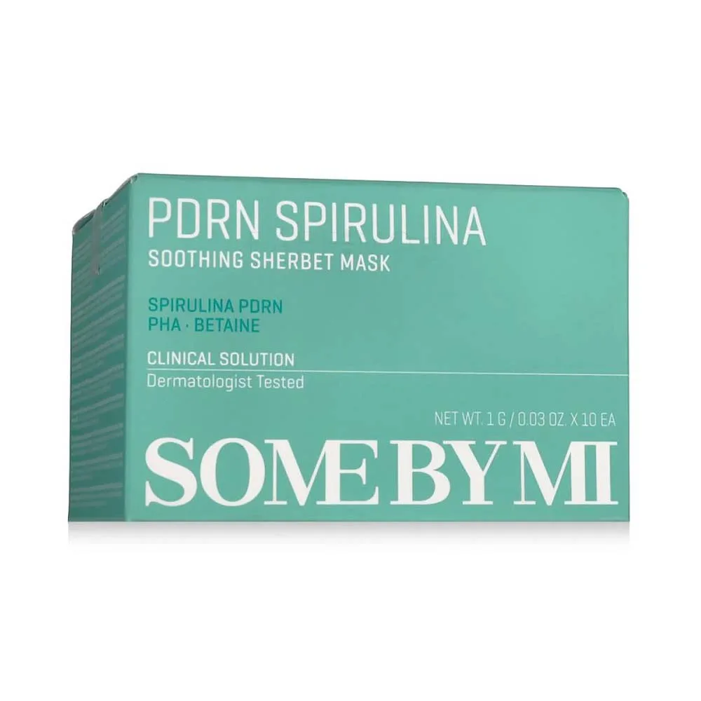 Some By Mi Spirulina PDRN Soothing Sherbet Mask 10 φακελάκια x 1gr Some By Mi Spirulina PDRN Soothing Sherbet Mask 10 φακελάκια x 1gr